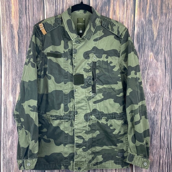 G Star Raw Women’s Cargo Line Camouflage Jacket - Picture 1 of 16